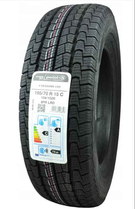 Шина POINT S 195/70R15C 104/102R 4 SEASONS VAN 8PR